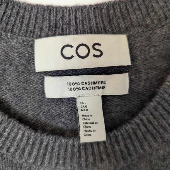 Cos 100% cashmere crew necks sweater - Picture 2 of 4